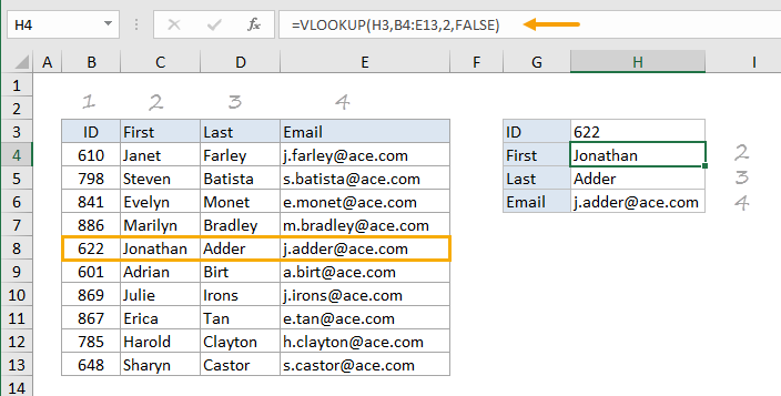 how-to-use-the-excel-vlookup-function-exceljet